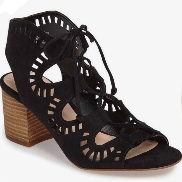 bp Shoes - 🎈💯BP Black Suede Sandals, NWOT, Sz 10